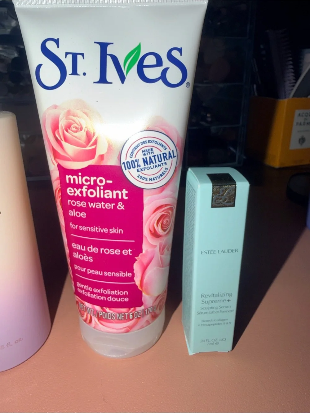 Skincare Bundle: Haruharu Wonder, St. Ives, & Estée Lauder